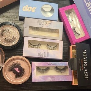 Huge Luxury Faux Mink & Magnetic Lash Bundle - 7 Pairs (MoxieLash, Doe, Lola's)